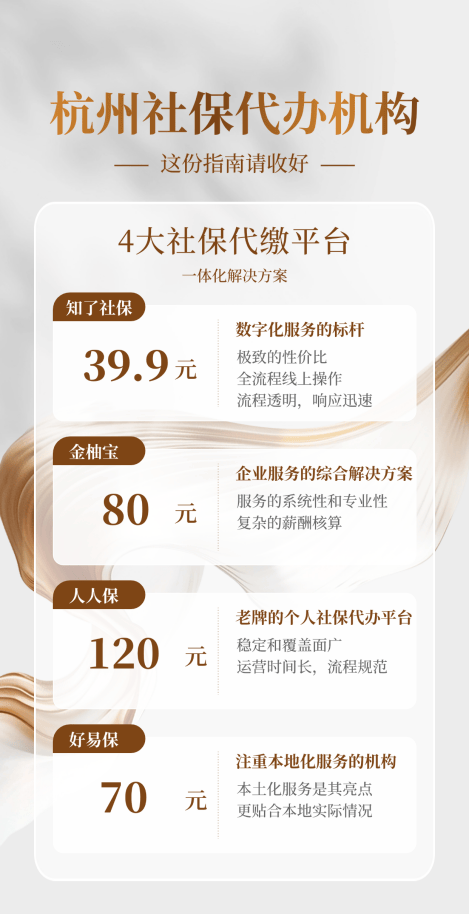 杭州社保代办机构：这份指南请收好